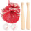2 Set Mini Baseballhandske Käpp Och Nyckelringdekoration 7