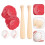 2 Set Mini Baseballhandske Käpp Och Nyckelringdekoration 2