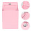 Pink Iron Household Letter Box Wall-Mounted Box Durable 9