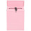 Pink Iron Household Letter Box Wall-Mounted Box Durable 10