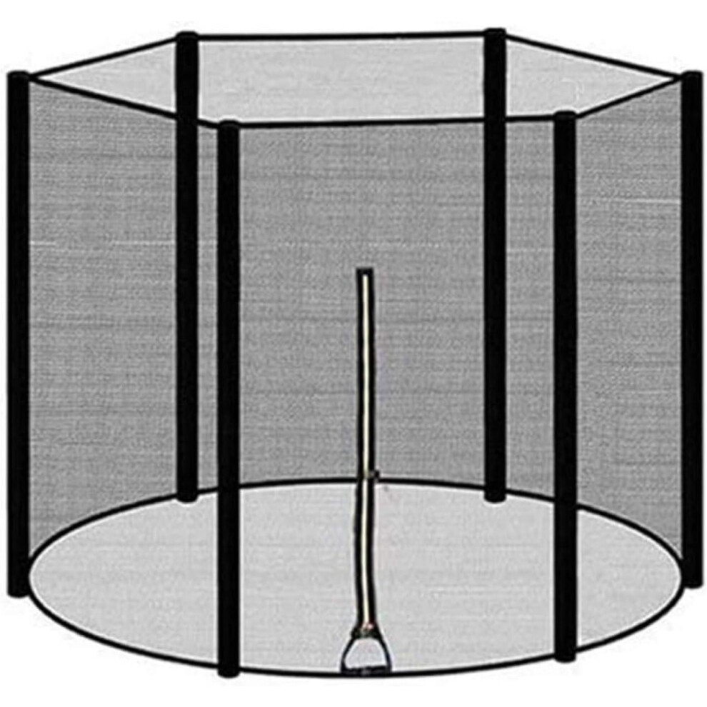 Kikidex (As Show, One Size) Sports Trampoline Protective Net,Replacement Trampoline Safety Net - 120/140/150/183/244/306/366/396/427/488Cm Diameter