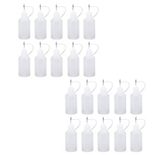 15Pcs Precision Tip Applikatorflaskor Nåltip Glue Oil Applikatorflaska