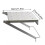 150kg Folding Ladder Stair Step Work Bench Standing Platform Ladder Work Shelf 3