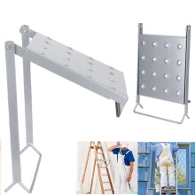 150kg Folding Ladder Stair Step Work Bench Standing Platform Ladder Work Shelf