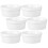 6Pcs Praktiska Keramiska Dessertkoppar Puddingtillbehör 11