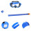 1 Set Barn Dykmask Snorkling Scubamask 5