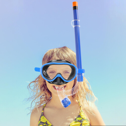 1 Set Barn Dykmask Snorkling Scubamask 2