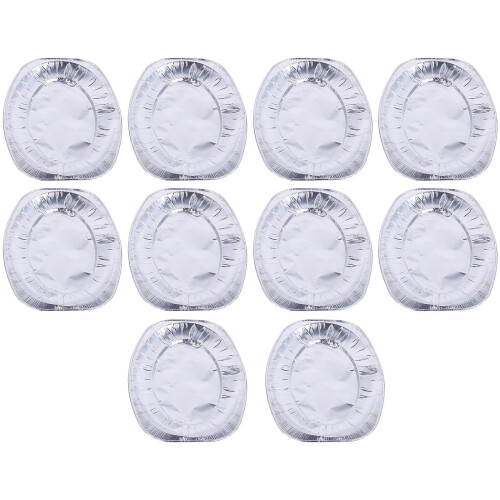 10Pcs Engångs Aluminiumflonsflador För Bbq 2