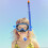 1 Set Barn Dykmask Snorkling Scubamask 3