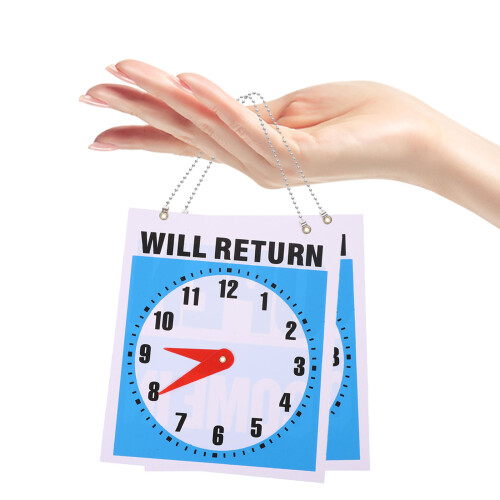 Will Return Klockdesign, Väggdekoration, Restaurangskylt 1