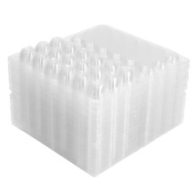 50St 18 Fack Vallhönsägg Låda Förvaring Engångs PVC Transparent