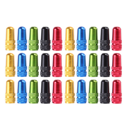 30Pcs Anodiserade Aluminium Däckshjälm Dammskydd
