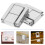 Unbranded  10 Pcs Wood Boxes Buckle Storage Hooks Suitcase Knob Silver 6