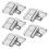 Unbranded  10 Pcs Wood Boxes Buckle Storage Hooks Suitcase Knob Silver 3