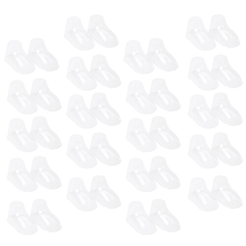 100Stk Kinderfüße Schuhhalter Klar PVC Schuhform