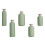 5Pcs Durable Multipurpose Lotion Sub Bottles Green Compact Travel Use 1