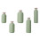 5Pcs Durable Multipurpose Lotion Sub Bottles Green Compact Travel Use 4