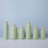 5Pcs Durable Multipurpose Lotion Sub Bottles Green Compact Travel Use 5