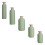 5Pcs Durable Multipurpose Lotion Sub Bottles Green Compact Travel Use 3