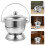 1 Set Unisex Nattkärl Bärbart Vandrums WC Pott Lock 3