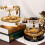 1Pc Retro White Musical Box Decorative Storage Case for Office 6