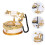 1Pc Retro White Musical Box Decorative Storage Case for Office 2