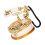 1Pc Retro White Musical Box Decorative Storage Case for Office 4