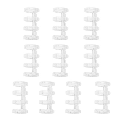 10St Lösa Blad Skissblock Buntlinor Hål