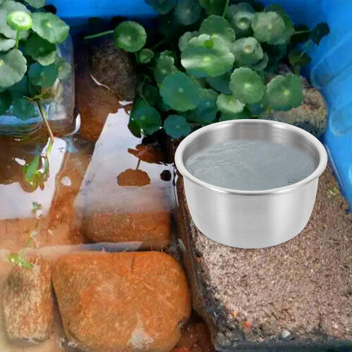 Gecko Matfat Vattenförrätning Metallmugg Rostfritt 1