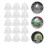 15Pcs Plantningsprotektor Transparent Trädgårdsskyddsdome 5