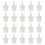 50St Lash Glue Flespluggen Plastic Voor Wimperverlenging 2