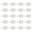 50St Lash Glue Flespluggen Plastic Voor Wimperverlenging 7