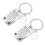 2Pièces Porte- Mémoire Argenté Décoration Durable 1