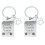 2Pièces Porte- Mémoire Argenté Décoration Durable 4
