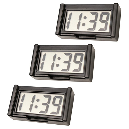 3 Stycken Miniatyr Skrivbordsdigitalur Elektroniska 2