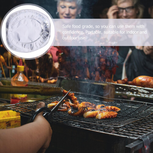 10Pcs Engångs Aluminiumflons Skålar För Bbq 1