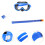 1 Set Barn Dykmask Snorkling Scubamask 5