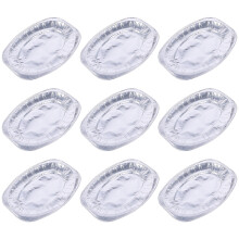 10Pcs Engångs Aluminiumflakflak, Engångs Tinflakflak, Bbq-