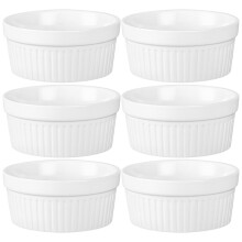6Pcs Praktiska Keramiska Dessertkoppar Puddingtillbehör