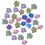 30Pièces Fleurs Sèches Embossées Pour Scrapbooking DIY 8