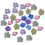 30Pièces Fleurs Sèches Embossées Pour Scrapbooking DIY 6