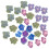 30Pièces Fleurs Sèches Embossées Pour Scrapbooking DIY 4