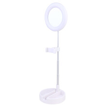 Led Ljuskälla Selfie Ringlampa Telefonhållare Justerbar