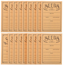 50 stück papier samensbriefumschläge, geldbriefumschläge