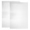 2Pcs Rektangulära Aluminiumplåtar För Hantverk A4 2