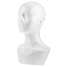 Mannequin Med Manlig Ansiktsmodell För Peruker Och Hattar