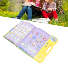 Interactive Arabic-English Sound Book Toy for Kids 3+ - Plastic 25x23cm