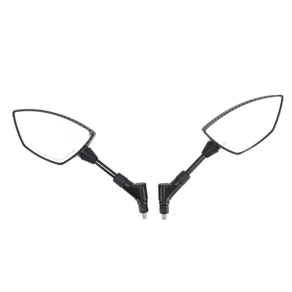 360 Rotating Motorcycle Rearview Mirror With 8Mm Base Red 7671356673854