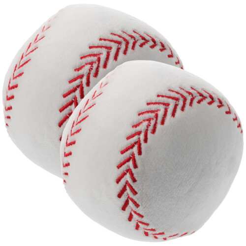 Två Stycken Fyllda Plush Basebollkuddar För 2