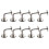 10Pcs Professionell Fast Rustfritt Handtag Väggfäste Stöd 10
